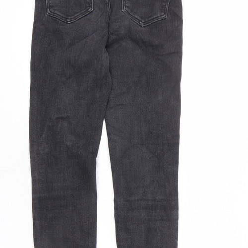 New Look Womens Grey Cotton Skinny Jeans Size 10 L26 in Regular Zip - Super Skinny