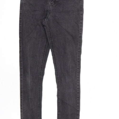 George Womens Grey Cotton Skinny Jeans Size 8 L26 in Regular Zip