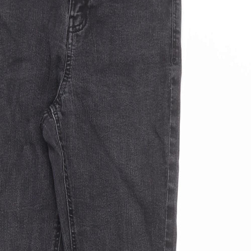 George Womens Grey Cotton Skinny Jeans Size 8 L26 in Regular Zip