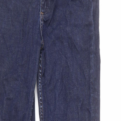 COS Mens Blue Cotton Straight Jeans Size 27 in L26 in Regular Zip - Ankle Grazer