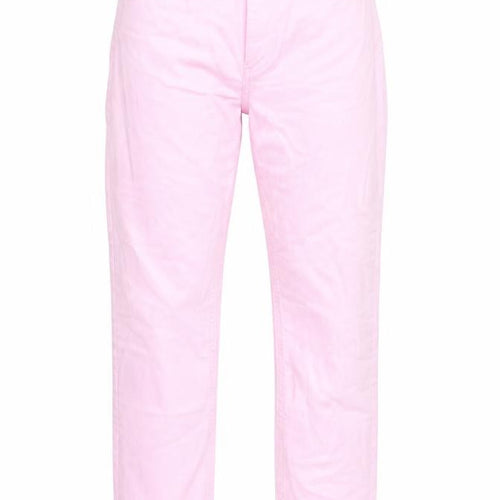 Denim & Co. Womens Pink Cotton Straight Jeans Size 6 L27 in Regular Zip
