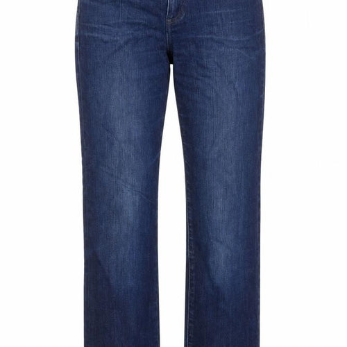 Gap Womens Blue Cotton Straight Jeans Size 28 in L26 in Regular Zip