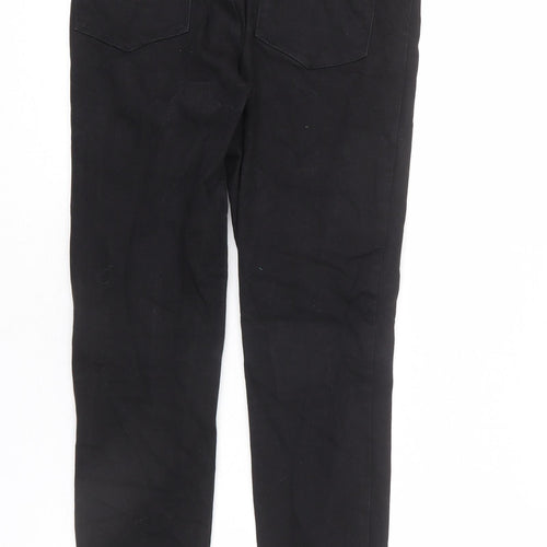 Denim & Co. Womens Black Cotton Skinny Jeans Size 14 L26 in Regular Zip