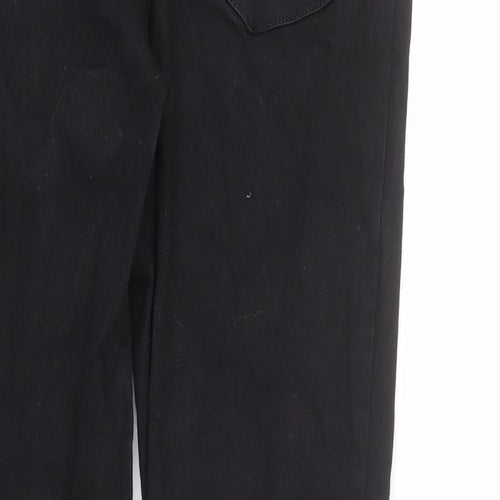 Denim & Co. Womens Black Cotton Skinny Jeans Size 14 L26 in Regular Zip