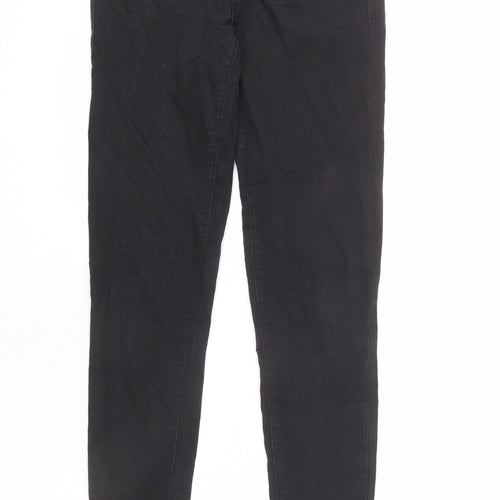 Denim & Co. Womens Black Cotton Skinny Jeans Size 8 L30 in Regular Zip