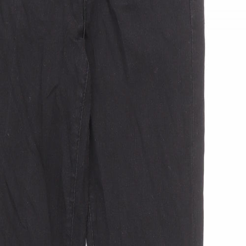 Denim & Co. Womens Black Cotton Skinny Jeans Size 8 L30 in Regular Zip