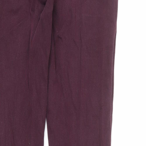 H&M Womens Red Cotton Skinny Jeans Size 28 in L32 in Regular Zip