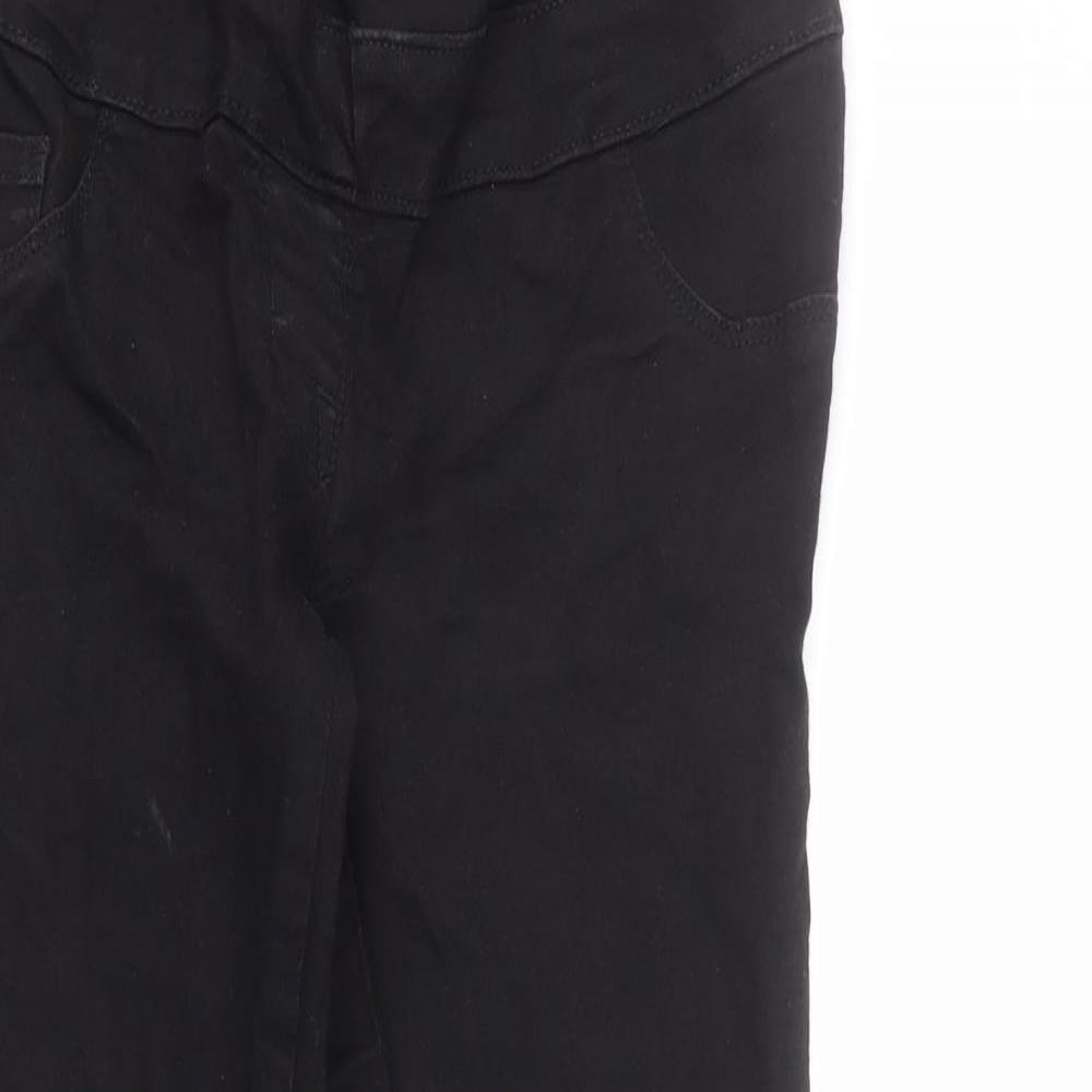 NEXT Womens Black Cotton Jegging Jeans Size 10 L27 in Regular