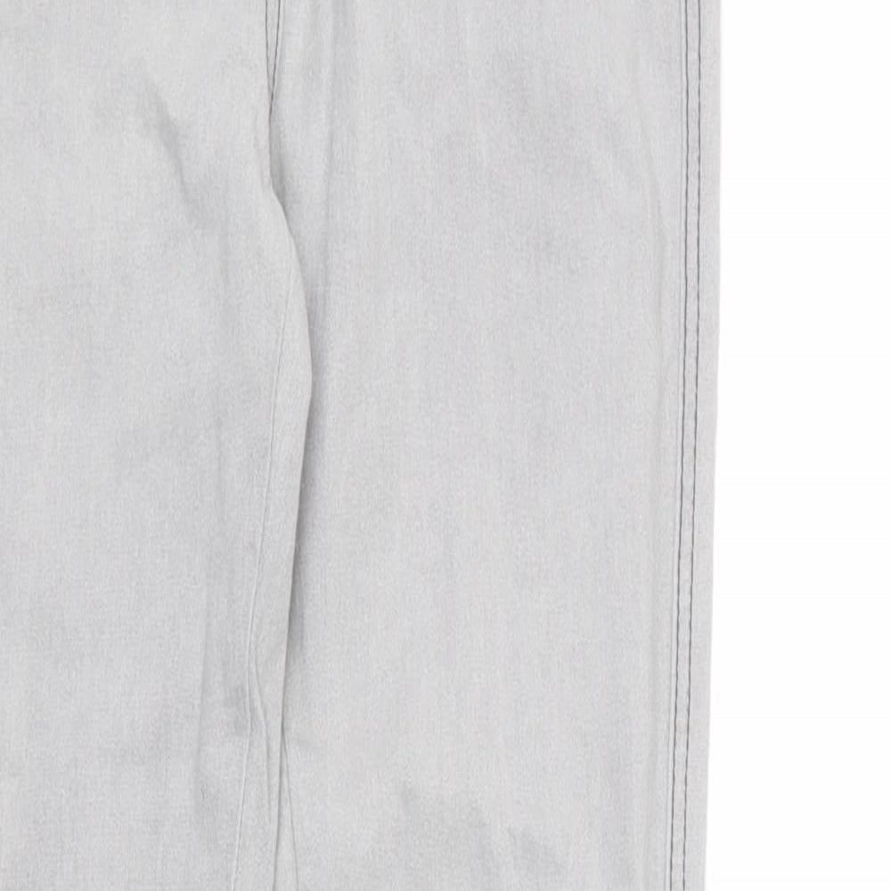 George Womens Grey Cotton Jegging Jeans Size 12 L29 in Regular