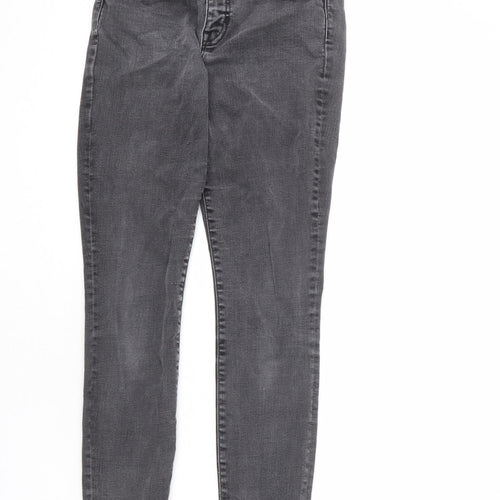 Gap Womens Grey Cotton Skinny Jeans Size 27 in L27 in Regular Zip