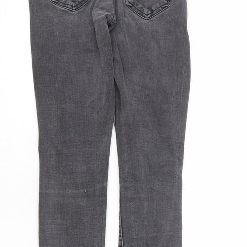 Gap Womens Grey Cotton Skinny Jeans Size 27 in L27 in Regular Zip