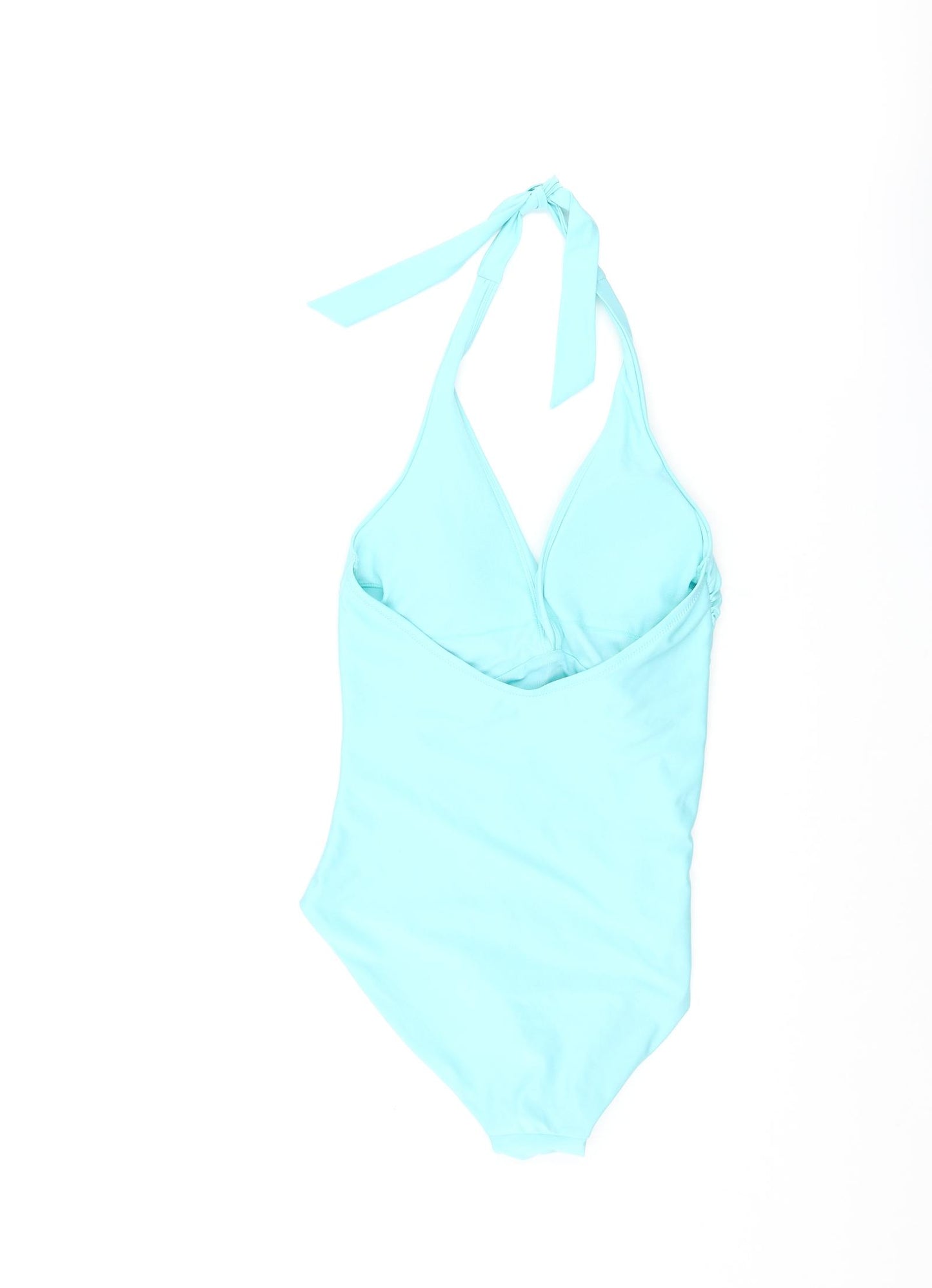 Debenhams Womens Blue Polyester One Piece Size 10 - Hatler Knot