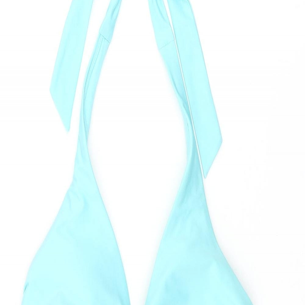 Debenhams Womens Blue Polyester One Piece Size 10 - Hatler Knot