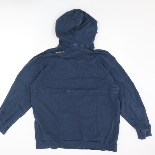 Zara Mens Blue Polyester Pullover Hoodie Size L - Grand Canyon Outdoor Routes