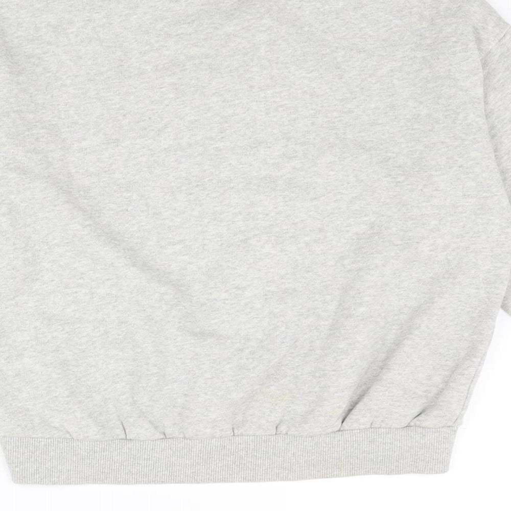 The Rolling Stones Girls Grey Polyester Pullover Sweatshirt Size 10 Years Pullover - Rolling Stones Logo Sequin