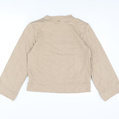 Marks and Spencer Womens Brown Cotton Pullover Sweatshirt Size S Pullover