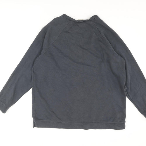 H&M Mens Grey Polyester Pullover Sweatshirt Size M