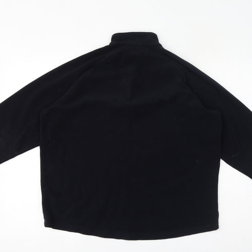 Quechua Womens Black Polyester Pullover Sweatshirt Size L Pullover