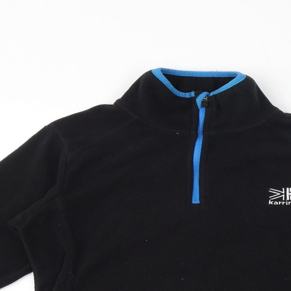 Karrimor Boys Black Polyester Pullover Sweatshirt Size 9-10 Years Pullover