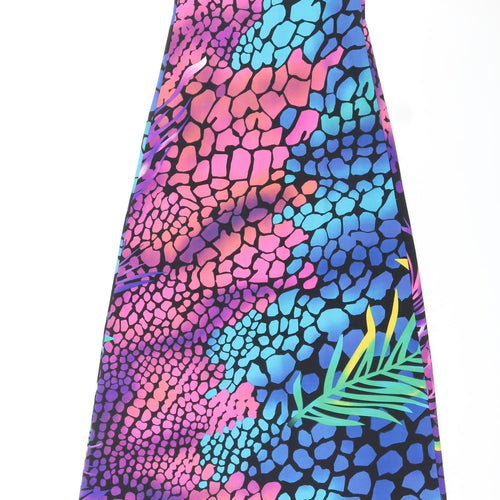 Select Womens Multicoloured Geometric Polyester Maxi Size 8 Sweetheart Pullover