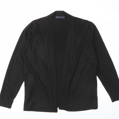 Marks and Spencer Womens Black V-Neck Acrylic Cardigan Jumper Size L
