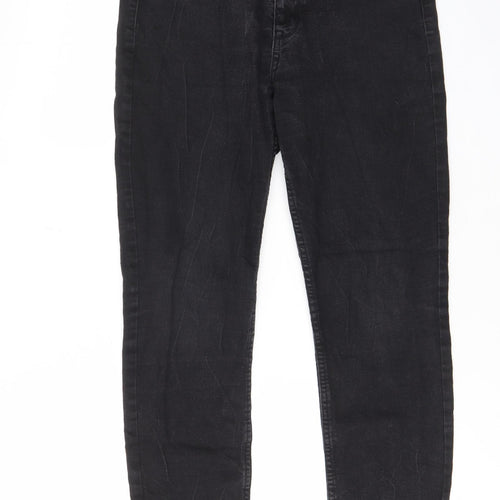 H&M Womens Black Cotton Skinny Jeans Size 29 in L27 in Regular Zip - Pockets