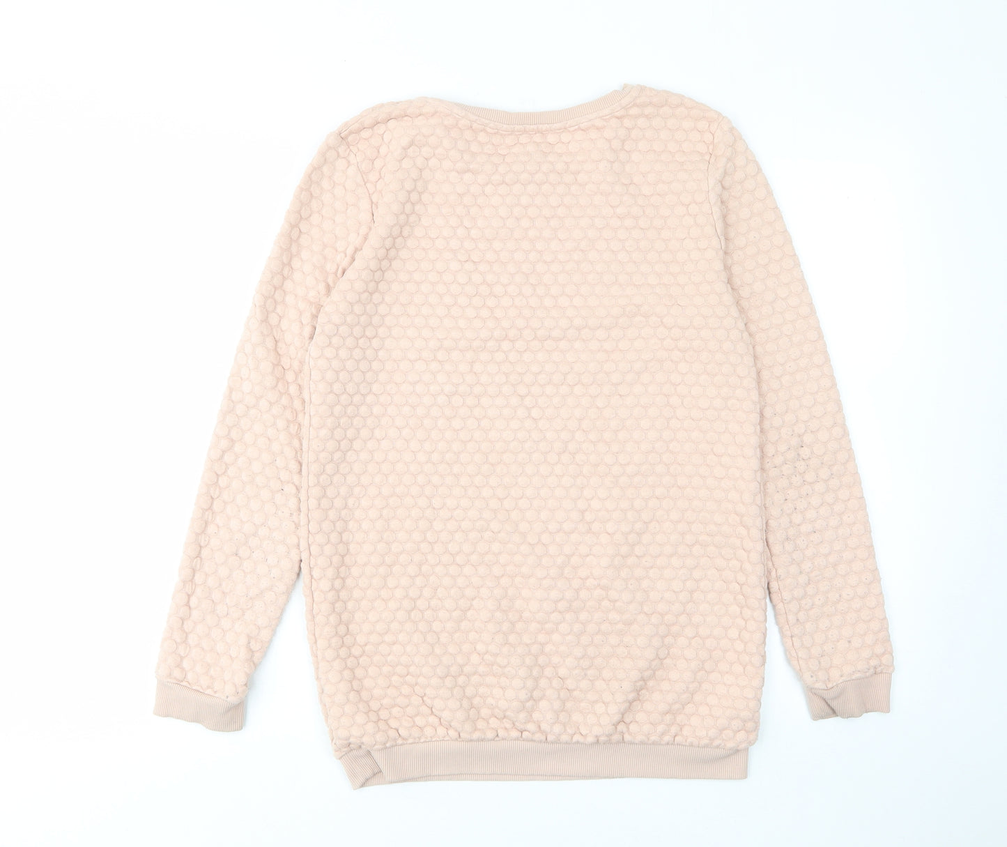 H&M Girls Pink Polyester Pullover Sweatshirt Size 14-15 Years Pullover - East Coast Angels