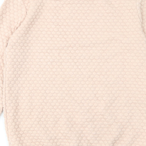 H&M Girls Pink Polyester Pullover Sweatshirt Size 14-15 Years Pullover - East Coast Angels