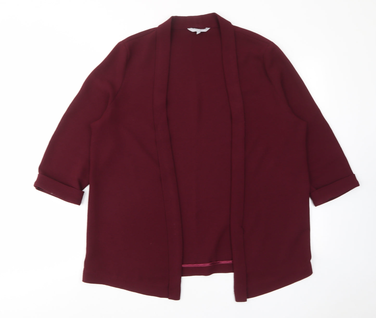 Red Herring Womens Red Jacket Blazer Size 14 - Open