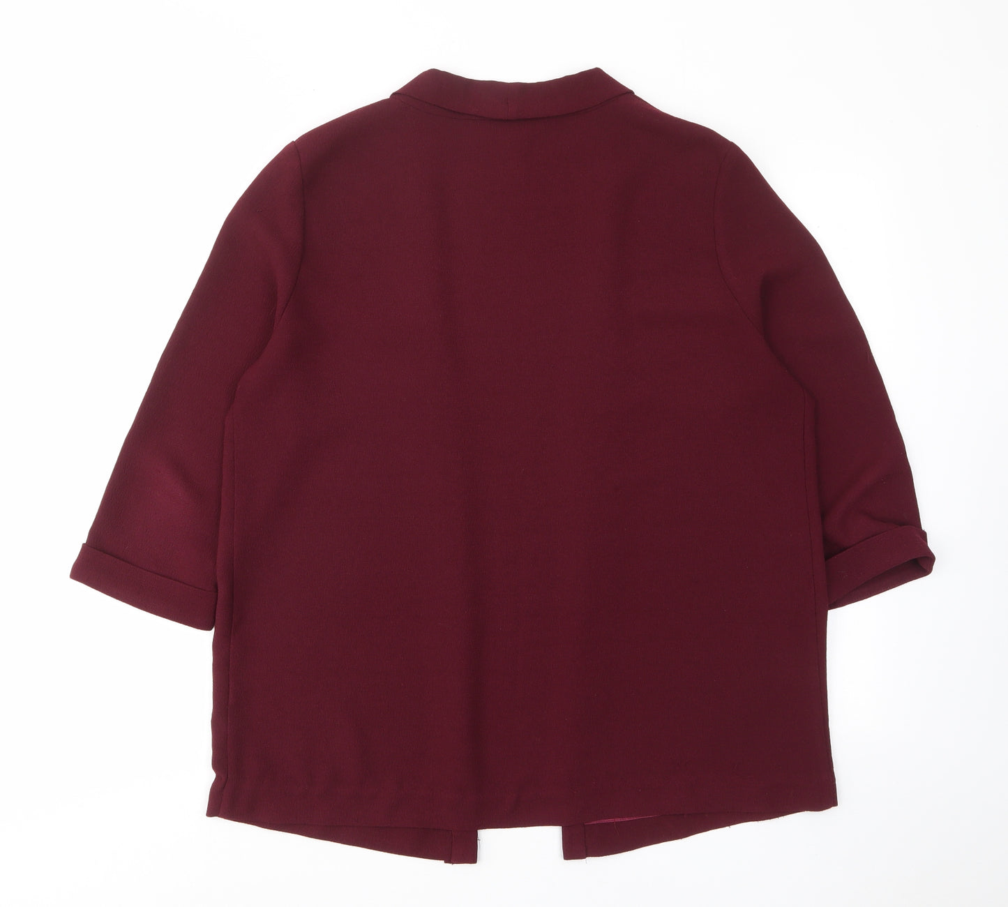 Red Herring Womens Red Jacket Blazer Size 14 - Open