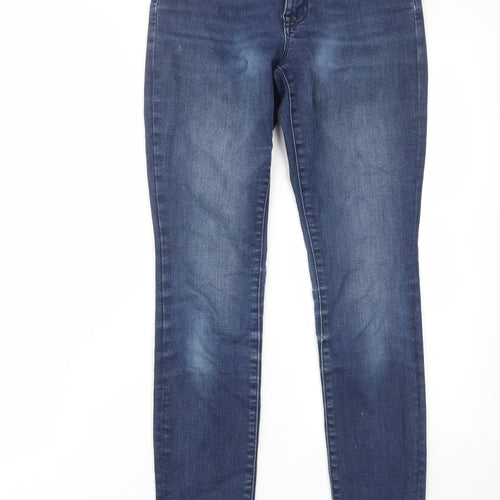 Gap Womens Blue Cotton Skinny Jeans Size 4 L29 in Regular Zip - Pockets