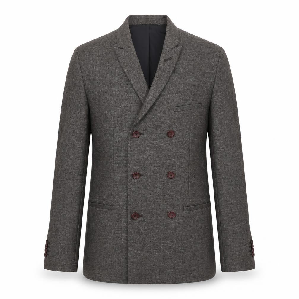 Front view of ASOS men’s brown wool jacket suit jacket, size 40, regular - inside pockets