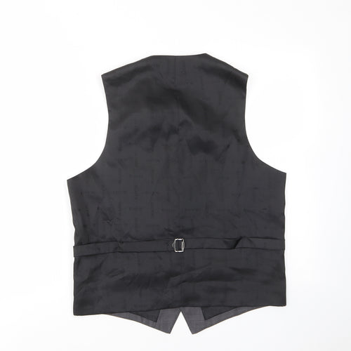 Blazer Mens Grey Wool Jacket Suit Waistcoat Size M Regular