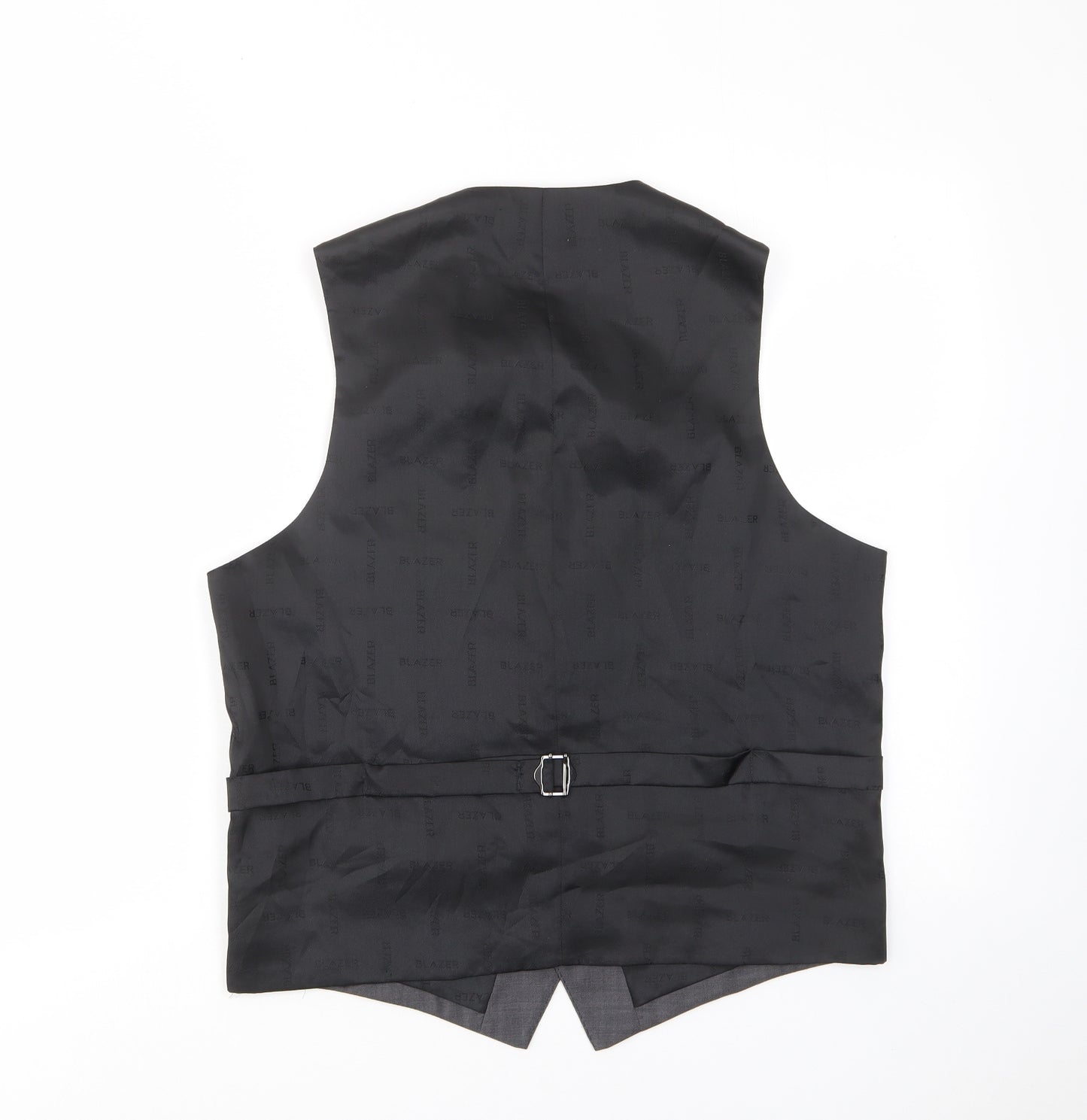 Blazer Mens Grey Wool Jacket Suit Waistcoat Size M Regular