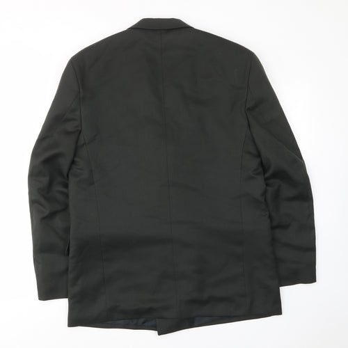 Hornes Brothers Mens Grey Polyester Jacket Suit Jacket Size 40 Regular - Inside pockets