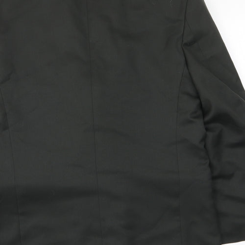 Hornes Brothers Mens Grey Polyester Jacket Suit Jacket Size 40 Regular - Inside pockets