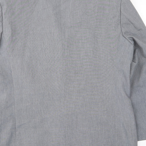 Modern Classics Mens Grey Polyester Jacket Suit Jacket Size 42 Regular - Inside pockets