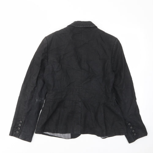 NEXT Womens Black Jacket Blazer Size 12 Button