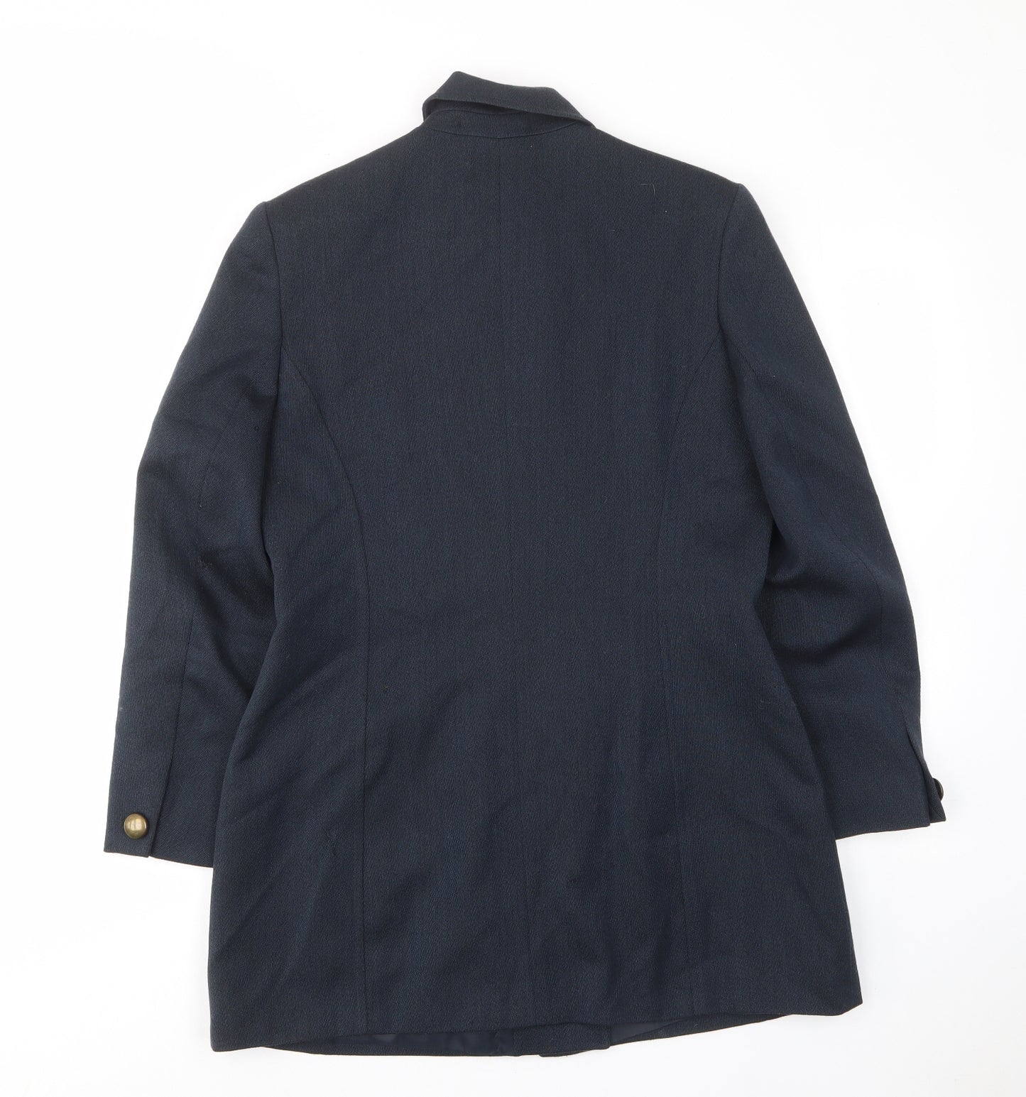 NEXT Womens Blue Jacket Coat Size 12 Button - Pockets