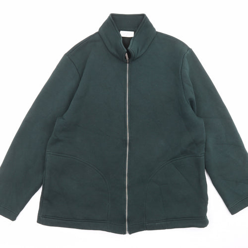 Cotswold Womens Green Jacket Size XL Zip - Collared
