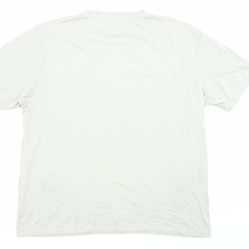 Sandstone & Co Mens Green Cotton T-Shirt Size XL Round Neck - 1960, Italia Classic, Moped