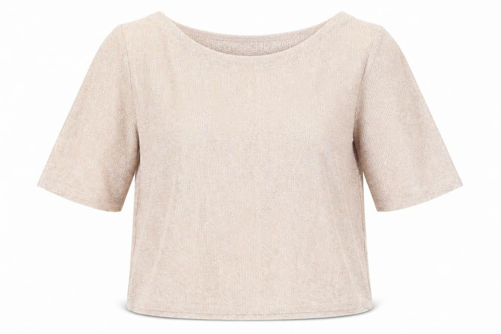 Front view of River Island women’s pink round neck polyester jumper, size UK 10
