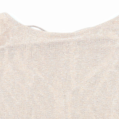 River Island Womens Pink Round Neck Polyester Pullover Jumper Size 10