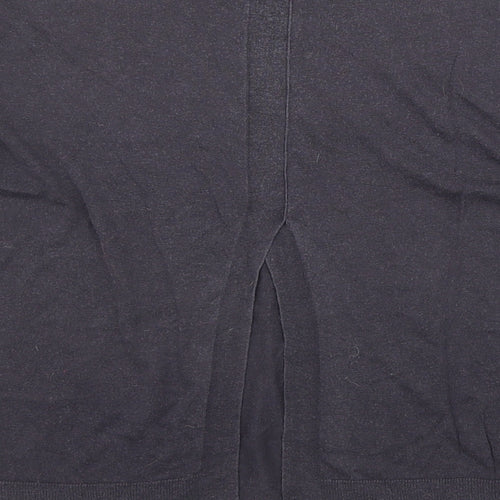 French Connection Womens Blue Boat Neck Lyocell Pullover Jumper Size M