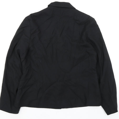 Dorothy Perkins Womens Black Jacket Blazer Size 16 Button