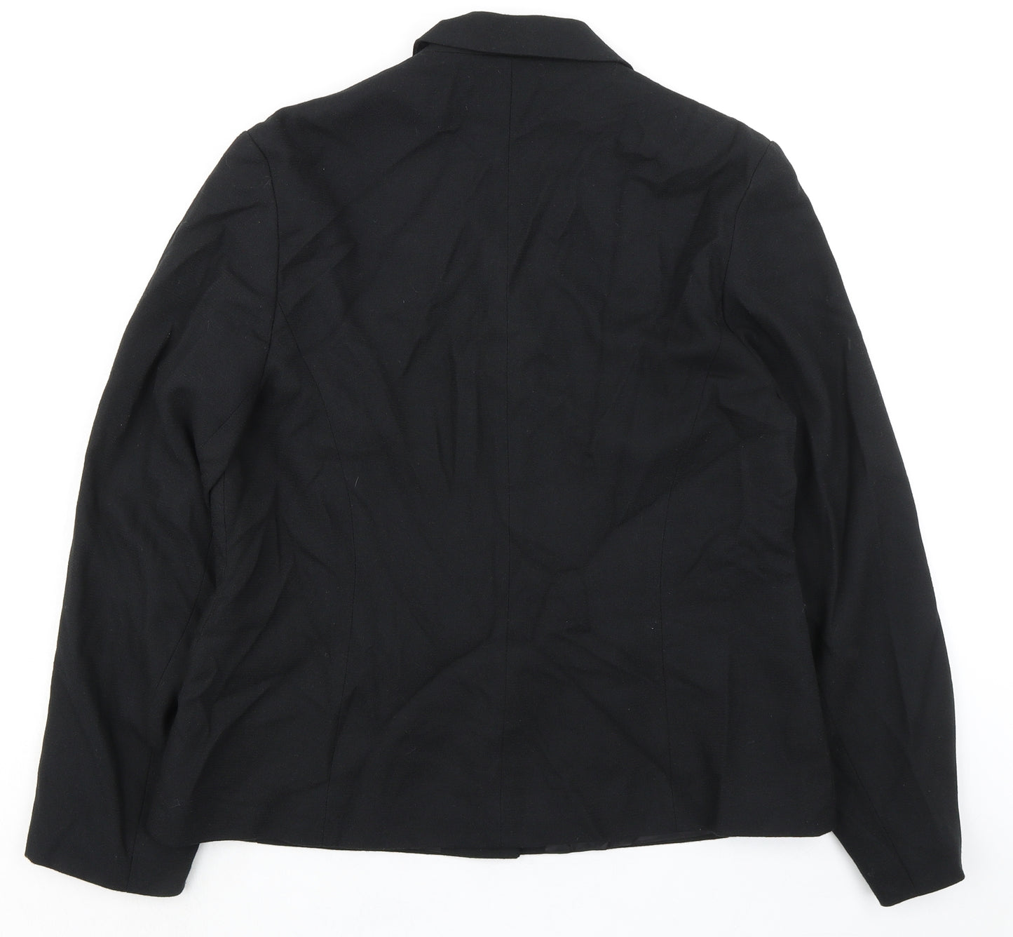 Dorothy Perkins Womens Black Jacket Blazer Size 16 Button