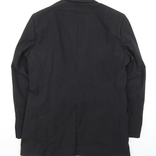 Marks and Spencer Mens Grey Polyester Jacket Suit Jacket Size 42 Regular - Classic