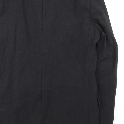 Marks and Spencer Mens Grey Polyester Jacket Suit Jacket Size 42 Regular - Classic