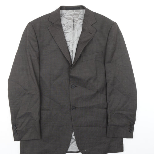 Marks and Spencer Mens Grey Wool Jacket Suit Jacket Size 40 Regular - Smart