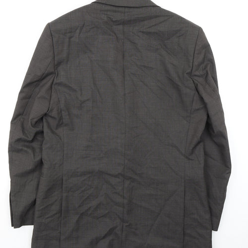 Marks and Spencer Mens Grey Wool Jacket Suit Jacket Size 40 Regular - Smart